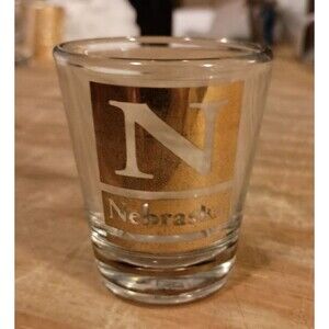 NEBRASKA Shot Glass, Souvenir Shot Glasses, State Souvenir Glasses, #5
